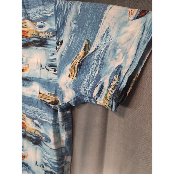 Vintage North River Men’s Hawaiian Shirt Speed Boats Size XL(206) - Picture 4 of 9